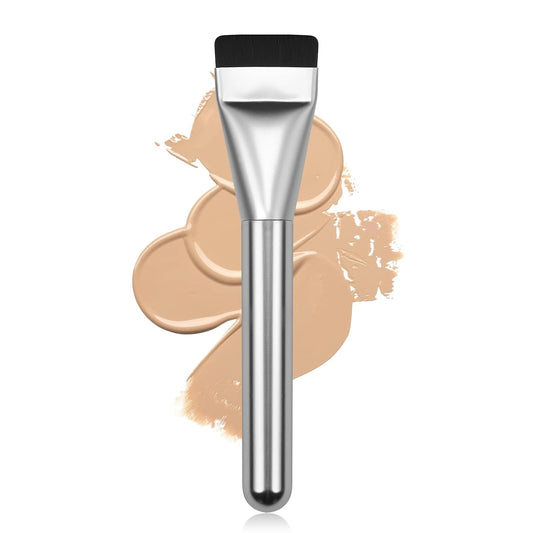 Flat Foundation Brush,Korean Makeup Brush Spatula Facial Brush