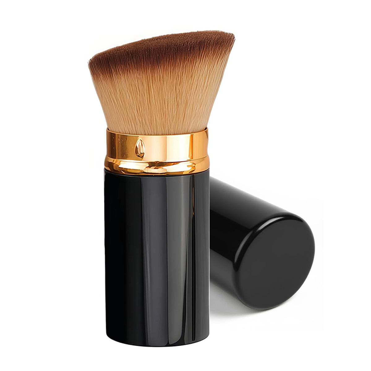 Retractable Kabuki Brush, Travel Foundation Makeup Brush