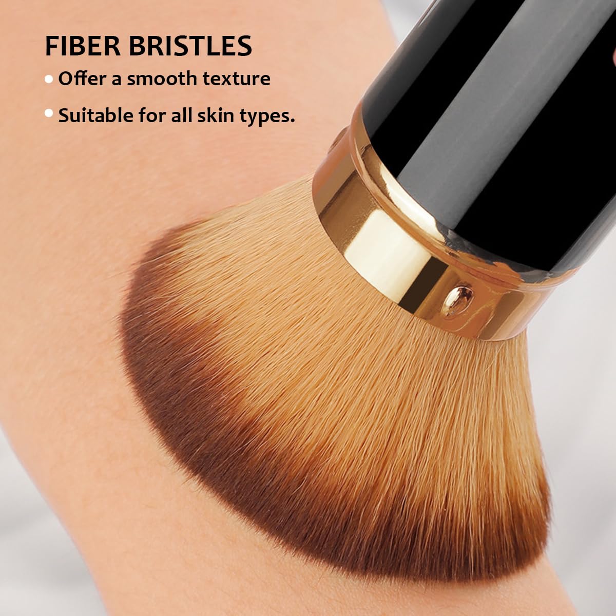 Retractable Kabuki Brush, Travel Foundation Makeup Brush